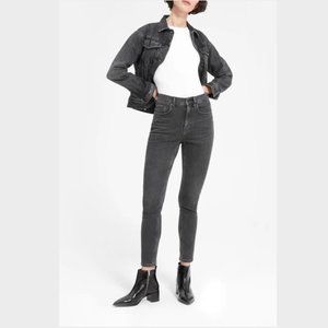 NWT Everlane Washed Black High Rise Skinny Jean